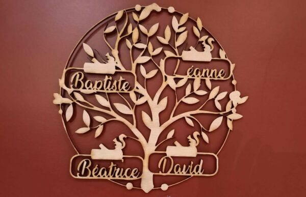 Arbre de vie personnalisé 100% découpe