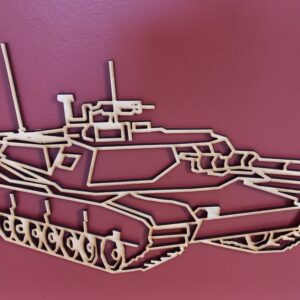 char militaire en bois façon origami