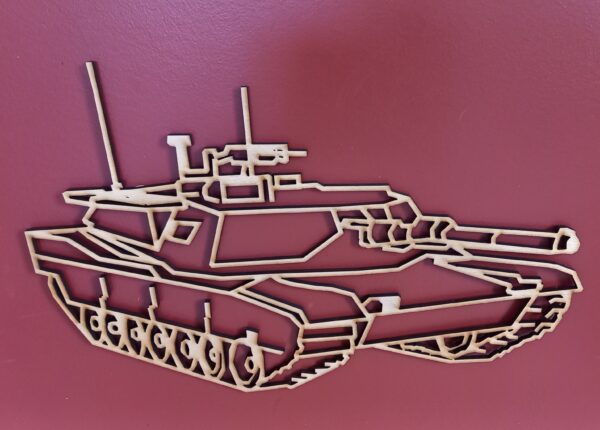 char militaire en bois façon origami