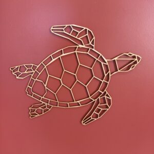 tortue en bois façon origami