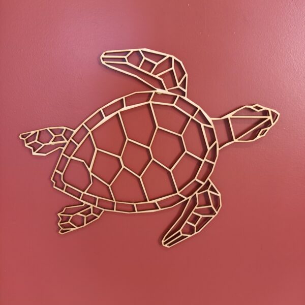 tortue en bois façon origami