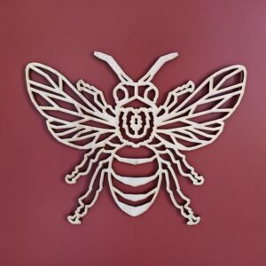 Abeille en bois façon origami