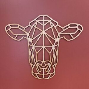 Tête de vache façon origami