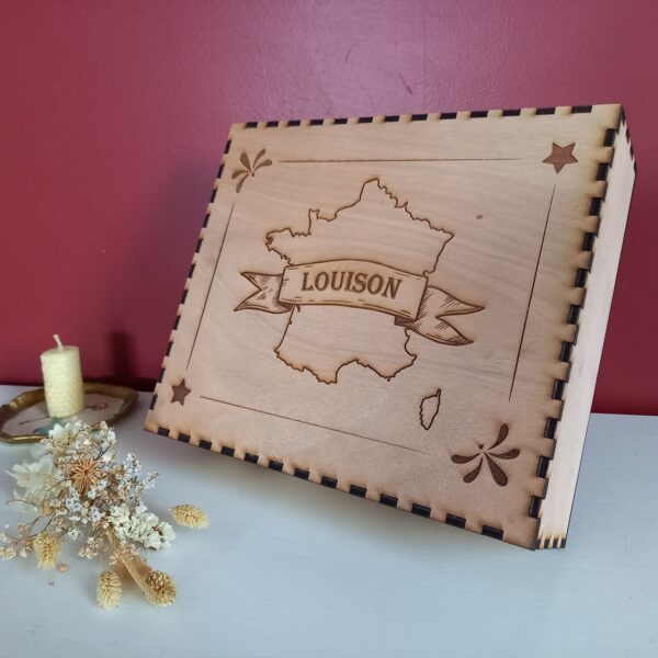 Carte de France personnalisée en bois – Image 6