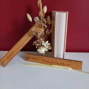 règle en bois personnalisée-deux