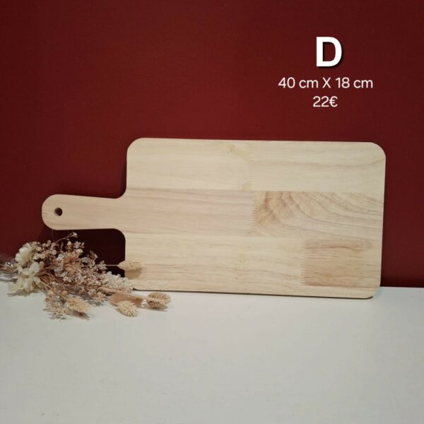 planche apéro en bois personnalisée - modele D