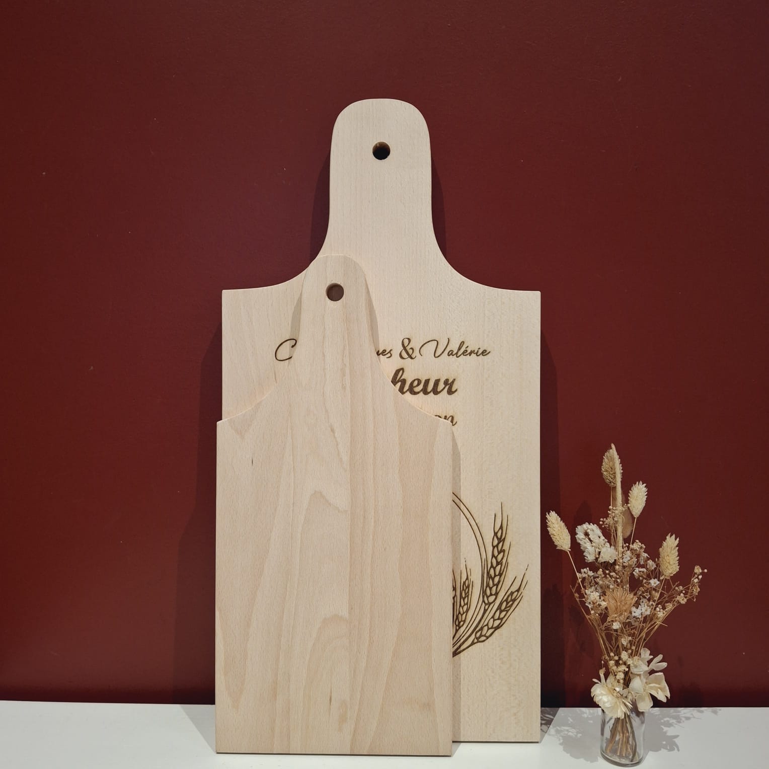 comparaison tailles planches apéro et planche apéro maxi